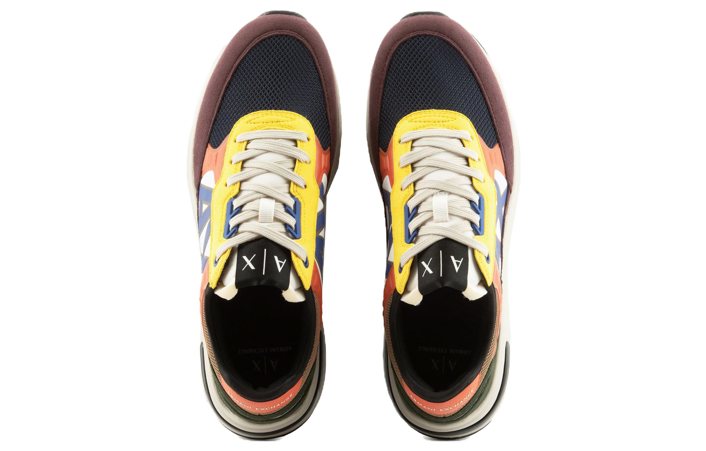 Armani Exchange Suede Round Toe Low 'Yellow CMFT' 圖 4