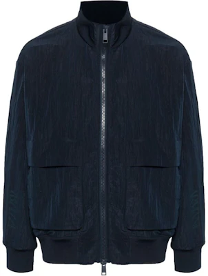 아르마니 익스체인지 텍스처 솔리드 봄버 자켓 남성 네이비 블루 3DZB28-ZN3QZ-15BA Buy 아르마니 익스체인지 텍스처 솔리드 봄버 자켓 남성 네이비 블루 3DZB28-ZN3QZ-15BA