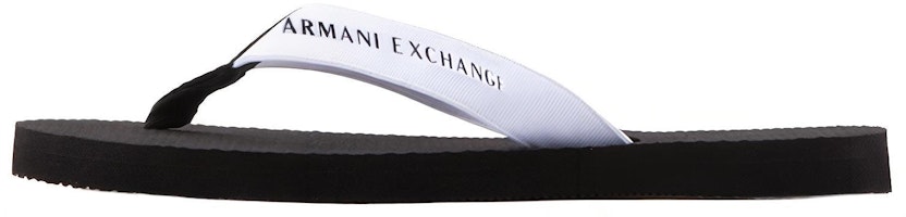 Armani Exchange Toe Post Fashion Flip Flops 'White' XUQ003XV6771R326 Armani Exchange Toe Post Fashion Flip Flops 'White' XUQ003XV6771R326