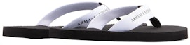 Shop Armani Exchange Selipar Fesyen Ibu Jari 'Putih' XUQ003XV6771R326