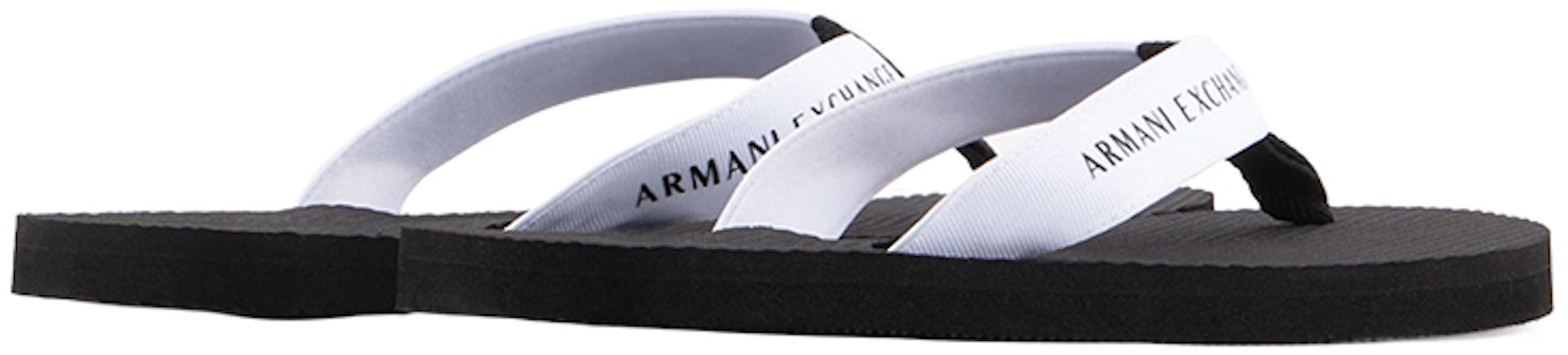 ARMANI EXCHANGE 阿瑪尼 露趾時尚 人字拖鞋 男款 白色 Shop ARMANI EXCHANGE 阿瑪尼 露趾時尚 人字拖鞋 男款 白色