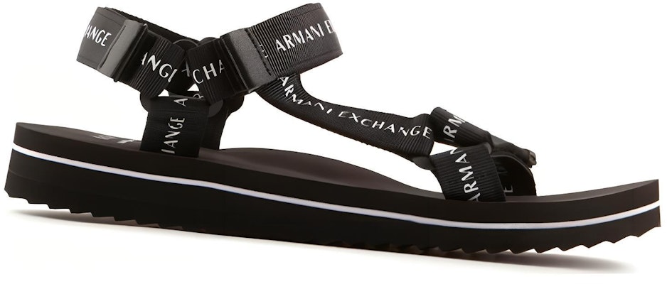 Selipar Fesyen Rata Velcro Armani Exchange 'Hitam' XUP009XV671100002 Order Selipar Fesyen Rata Velcro Armani Exchange 'Hitam' XUP009XV671100002