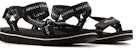 Selipar Fesyen Rata Velcro Armani Exchange 'Hitam' XUP009XV671100002