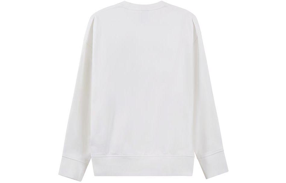 Lookbook Armani Exchange 白色刺繡Logo格紋寬鬆版圓領休閒上衣 6RZMGA-ZJ4XZ-1116