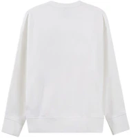 Lookbook Armani Exchange 白色刺繡Logo格紋寬鬆版圓領休閒上衣 6RZMGA-ZJ4XZ-1116