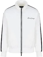 Armani Exchange White Zip Jacket with AE Logo Print 6RZBL6-ZN2UZ-11116 Armani Exchange White Zip Jacket with AE Logo Print 6RZBL6-ZN2UZ-11116
