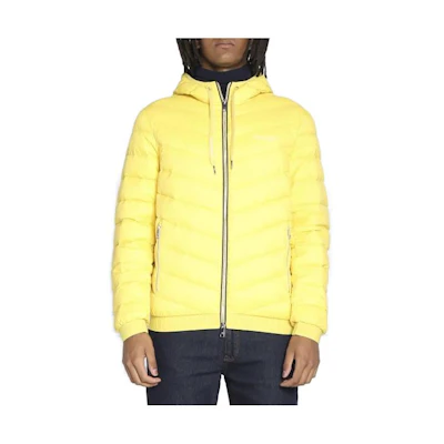 Armani Exchange Yellow Zip-Up Hoodie Jacket Long Sleeve Solid Color 8NZB53-ZNW3Z-4623