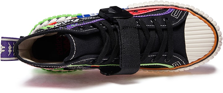 Kappa艺术家联名高帮帆布鞋'黑色' K09Y5VS96-990 Shop Kappa艺术家联名高帮帆布鞋'黑色' K09Y5VS96-990