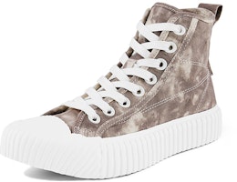 Kappa 藝術家聯名 扎染印花 帆布鞋 深灰褐色 男女同款 Order Kappa 藝術家聯名 扎染印花 帆布鞋 深灰褐色 男女同款