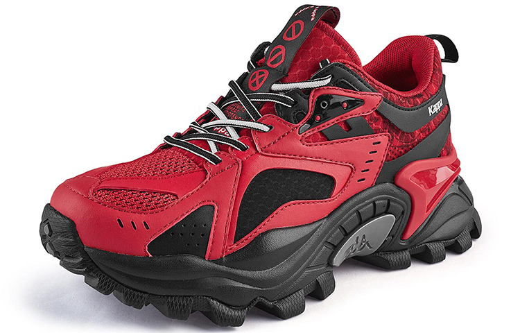 Kappa Artist Collaboration Retro 'Red Black Colorblock' 圖 2