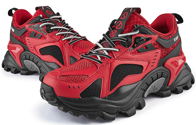 Kappa Artist Collaboration Retro 'Red Black Colorblock' 圖 4