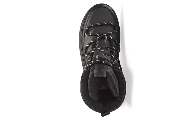 Shop Ash 'Black Knit Fashion Warm-Lined Chunky Mid-Calf Snow Boots' FW23-S-137990-001