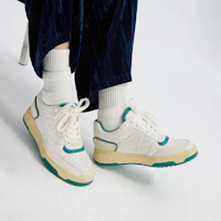 Details for 亚什·布莱克 低帮皮革鞋‘拼色白色’ FW23-S-138289-001