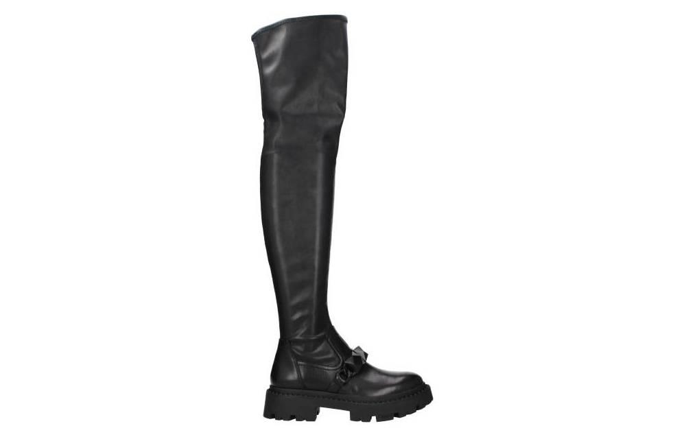 Ash Boots 'Gill Chain Black Leather'
