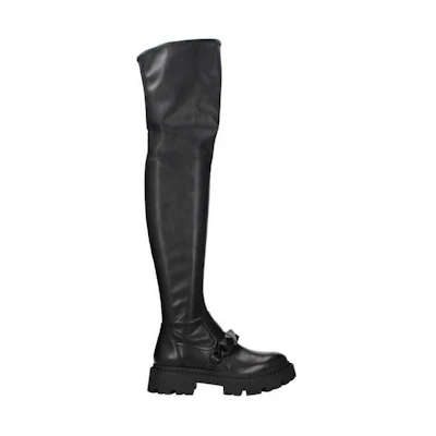 Ash Boots 'Gill Chain Black Leather'