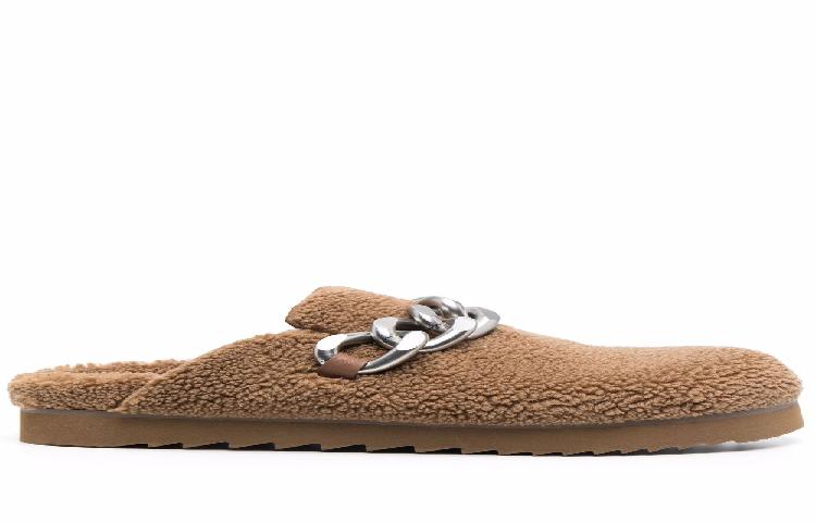 Ash Flat Shoes 'Ghost Fur Brown Leather' GHOSTFUR02COMBOBCUOIOCUOIO