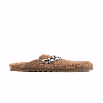 Ash Flat Shoes 'Ghost Fur Brown Leather'
