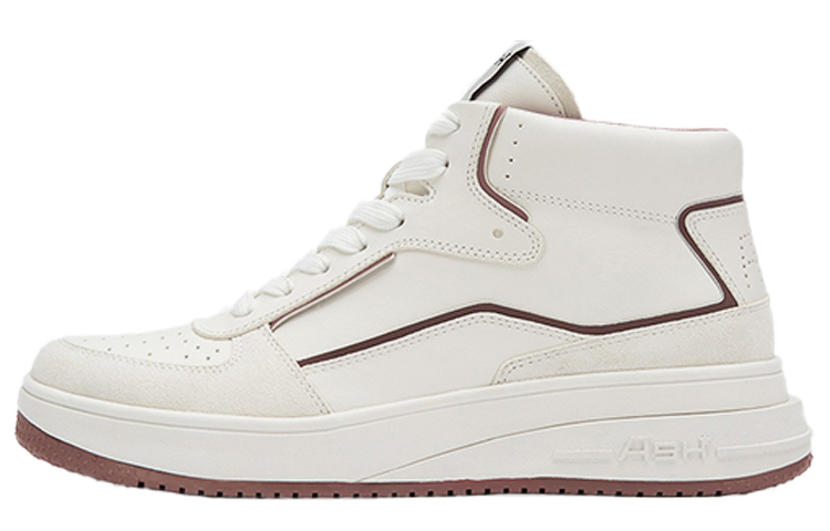 Buy ASH Peace系列 牛皮 高幫時尚板鞋 白咖