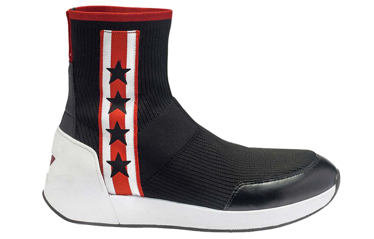 Order 애쉬 니트 하이탑 러너 '블랙 레드' (63 characters) FW18-ME-126376-001