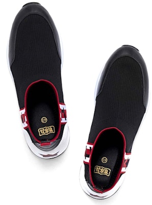 Ash Knit High-Top Runner 'Hitam Merah' FW18-ME-126376-001 Shop Ash Knit High-Top Runner 'Hitam Merah' FW18-ME-126376-001