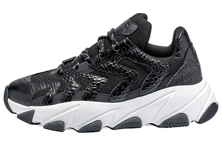 Ash Leather Low 'Black' FW19-ME-128398-005