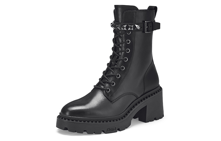 Ash Martin Boots 'Black Leather Platform' 圖 2