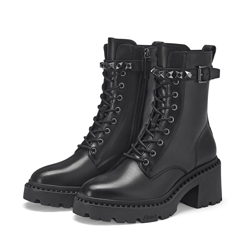 Ash Martin Boots 'Black Leather Platform' 圖 5