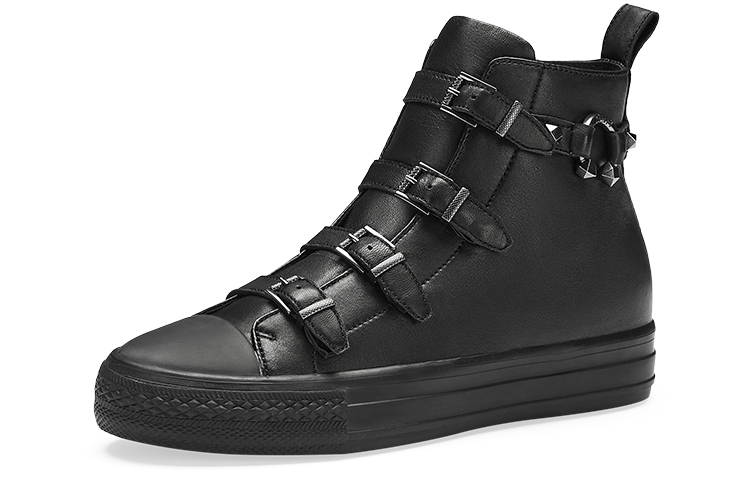 Ash Victim High Top 'Studded Distressed Black' 圖 2