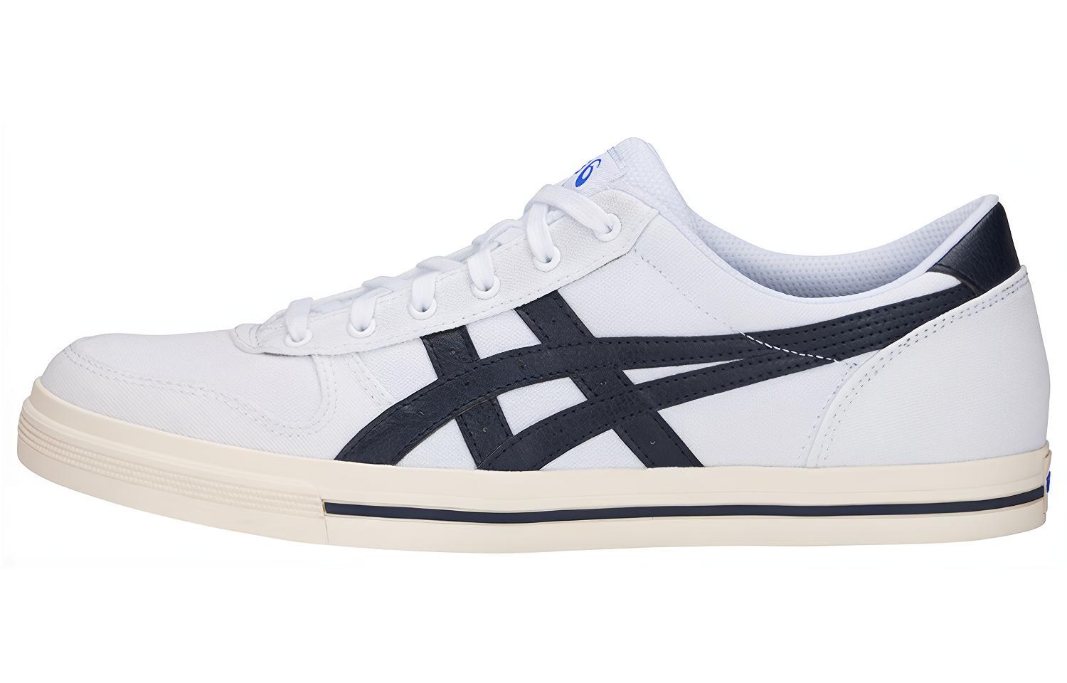 Buy Asics Aaron 潮流簡潔輕便透氣 低筒休閒板鞋 白藍色