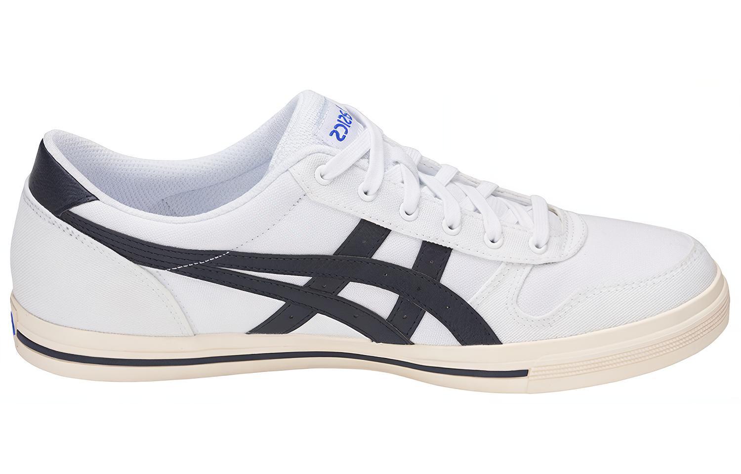 Order Asics Aaron 潮流簡潔輕便透氣 低筒休閒板鞋 白藍色