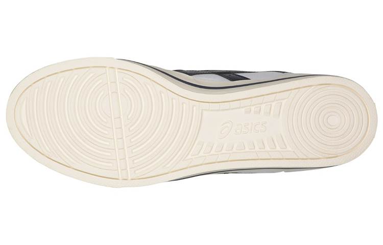 Shop Asics Aaron 潮流簡潔輕便透氣 低筒休閒板鞋 白藍色