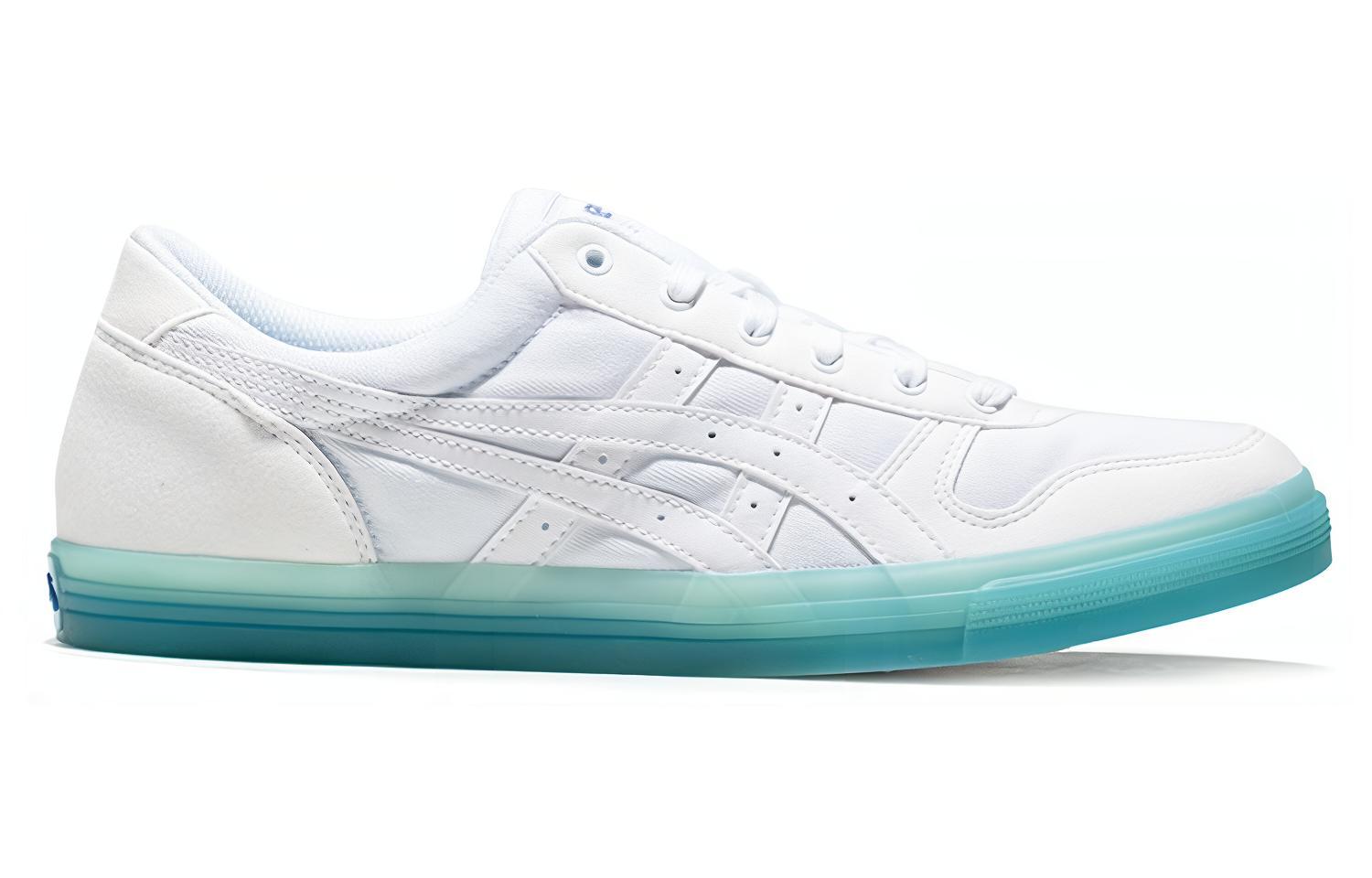 Order ASICS Aaron Jelly Sole Sepatu Kasual Retro Putih Biru 1201A014-100