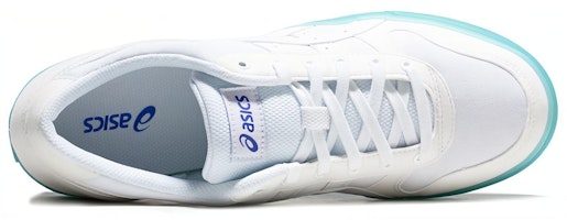 ASICS Aaron Suela de Gel Retro Zapatillas Casuales Blanco Azul 1201A014-100 Lookbook ASICS Aaron Suela de Gel Retro Zapatillas Casuales Blanco Azul 1201A014-100
