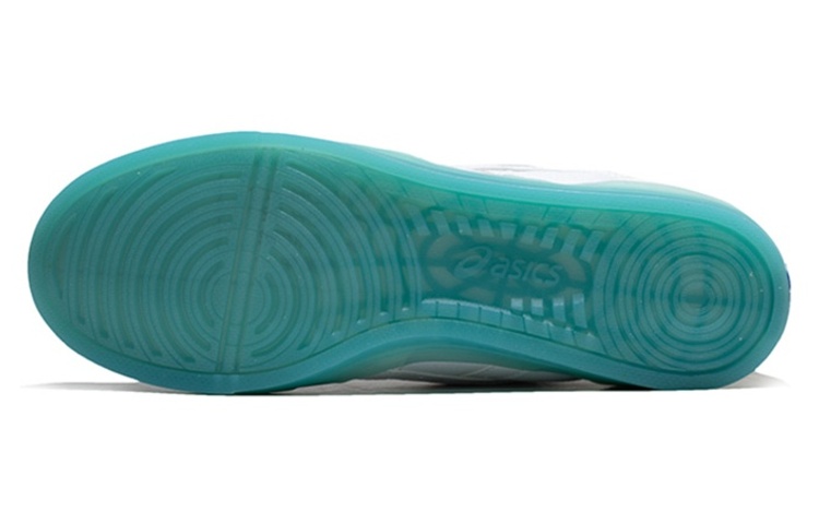 Shop ASICS Aaron Jelly Sole Sepatu Kasual Retro Putih Biru 1201A014-100