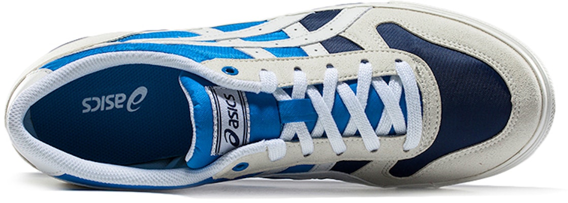 ASICS Aaron Sneakers Rendah 'Biru Putih' H51YJ-5050 Lookbook ASICS Aaron Sneakers Rendah 'Biru Putih' H51YJ-5050