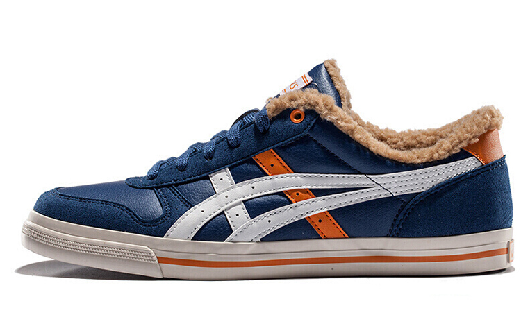 ASICS Aaron Low-Top Sneakers 'Dark Blue Orange White' H53XJ-5001