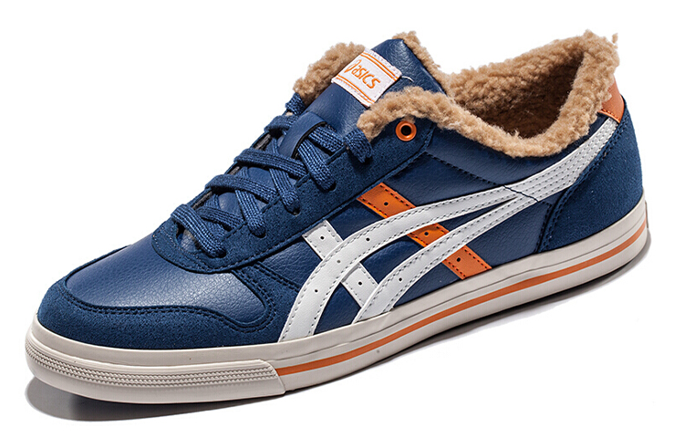 ASICS Aaron Low-Top Sneakers 'Dark Blue Orange White' 圖 2
