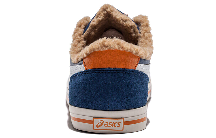 Shop ASICS Aaron Low-Top Sneakers ''Dunkelblau Orange Weiß'' H53XJ-5001
