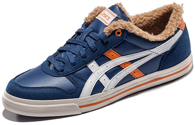 ASICS Aaron Sepatu Low-Top 'Biru Tua Oranye Putih' H53XJ-5001 Order ASICS Aaron Sepatu Low-Top 'Biru Tua Oranye Putih' H53XJ-5001