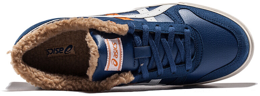 ASICS Aaron Sepatu Low-Top 'Biru Tua Oranye Putih' H53XJ-5001 Lookbook ASICS Aaron Sepatu Low-Top 'Biru Tua Oranye Putih' H53XJ-5001