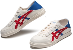 ASICS Aaron Slip-On 'Blanco Rojo Azul' 1203A234-101 Lookbook ASICS Aaron Slip-On 'Blanco Rojo Azul' 1203A234-101
