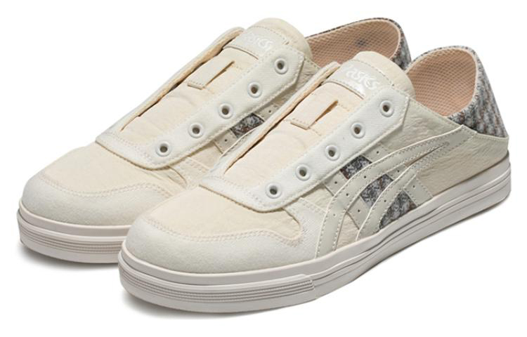 Order Asics Aaron Slip-On 防滑耐磨 低筒 運動休閒鞋 男女款 白灰