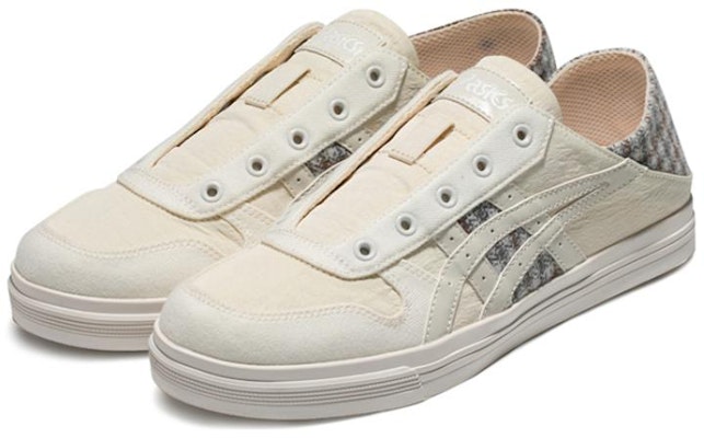 Asics Aaron Slip-On 防滑耐磨 低筒 運動休閒鞋 男女款 白灰 Order Asics Aaron Slip-On 防滑耐磨 低筒 運動休閒鞋 男女款 白灰