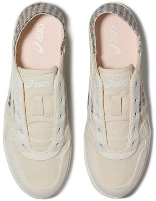 Asics Aaron Slip-On 防滑耐磨 低筒 運動休閒鞋 男女款 白灰 Lookbook Asics Aaron Slip-On 防滑耐磨 低筒 運動休閒鞋 男女款 白灰