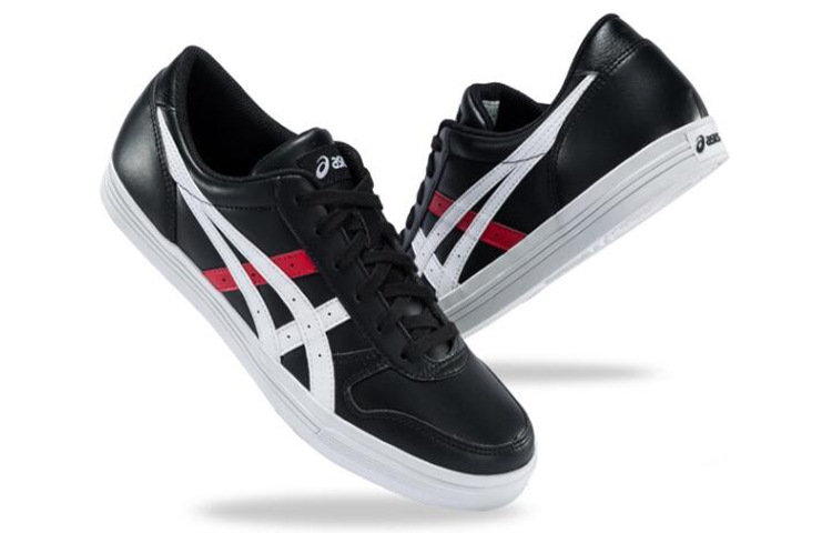 Lookbook 아식스 아론 스니커즈 '블랙/화이트/레드' 1203A012-001