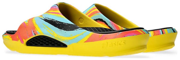 ASICS ACTIBREEZE Sandalia Híbrida Azul Mármol Amarillo 1013A133-400 Shop ASICS ACTIBREEZE Sandalia Híbrida Azul Mármol Amarillo 1013A133-400