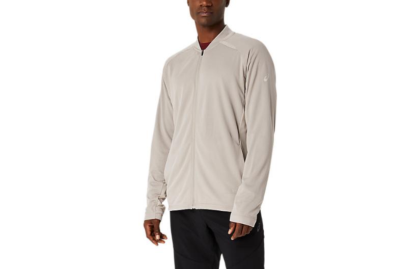 ASICS Actibreeze Jacquard Grid Full Zip Jacket Grey 2031E199-250