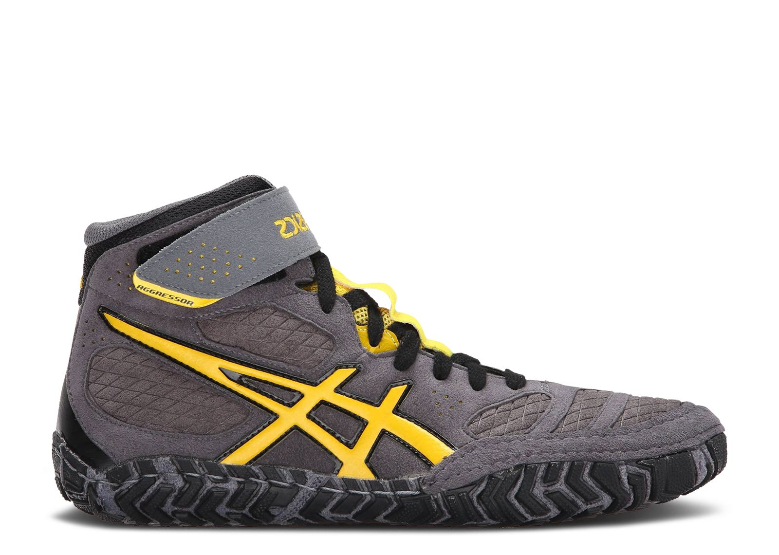 ASICS Aggressor 2 'Grey Yellow' J300Y-7905