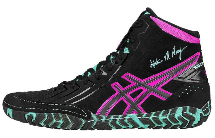 ASICS Aggressor 3 Wrestling 'Black Purple' J604Y-9099