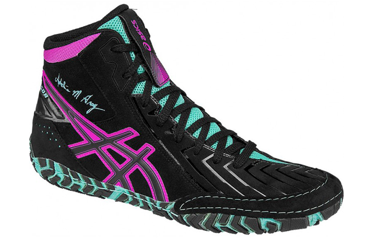 Shop ASICS Aggressor 3 Wrestling 'Hitam Ungu' J604Y-9099
